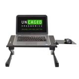 Workez Adjustable Laptop Stand & Lap Desk Black - Uncaged Ergonomics