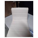 Armen Living Contemporary White Stool