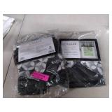 Achim Callie Double Layer Pick Up Valance - 58x14 - Grey TWO