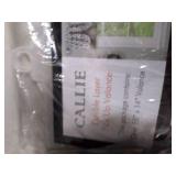 Achim Callie Double Layer Pick Up Valance - 58x14 - Grey TWO