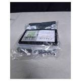 Achim Callie Double Layer Pick Up Valance - 58x14 - Grey TWO