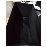 Plush Pink Fold Out Storage Ottoman