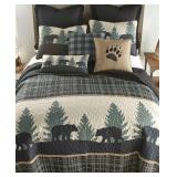 American Heritage Textiles 3 Piece Quilt Set- King