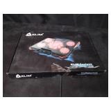 KLIM Cyclone Laptop Cooling Pad - 5 Fans Cooler - No More Overheating - Increase Your PC Performance and Life Expectancy - Ventilated Support for Laptop - Gaming Stand to Reduce Heating (Red)