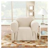 Sure Fit Cotton Duck Chair Slipcover