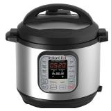 Instant Pot - 6 Quart Duo 7-in-1 Electric Pressure Cooker - Silver - brushed stainless steel
