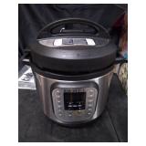 Instant Pot - 6 Quart Duo 7-in-1 Electric Pressure Cooker - Silver - brushed stainless steel