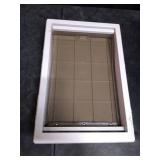 Ideal Pet Products Plastic Dog Door, Gray, X-Large, 2.12"L x 12.43"W x 18.62"H