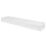 High & Mighty Floating Shelf Flat Design White 24"