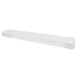 High & Mighty Floating Shelf Flat Design White 24"