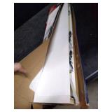 High & Mighty Floating Shelf Flat Design White 24"