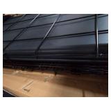 MidWest Homes 157 Wabbitat Large Folding Rabbit Hutch Cage with Pan, Black