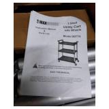 MaxWorks 3 Shelf Utility Cart