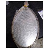 19x12 Inch Hanging Oval Mirror