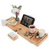 Pristine Bamboo Natural Bathroom Bamboo Tray