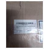 Metal Frame Frosted Tempered Glass Hardware Track Kit 36x84"- Retail: $369.00