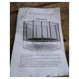 XIXOV 12FT Trampoline Safety Enclosure Black - Retail: $299.99