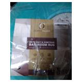 Clara Clark Bath Mat & Contour Bathroom Rug 3pk Teal