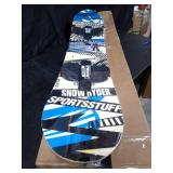 SPORTSSTUFF - SNOW RYDER Hardwood Snowboard, 130cm - Blue/Tan