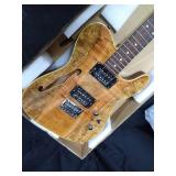 Ivy 6 String Solid Body Electric Guitar Right Natural