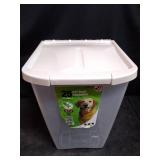 Van Ness 25 lb Dog Food Storage Container on Wheels