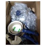 GreenLife CC002378-001 Soft Grip 16 Piece Ceramic Non-Stick Cookware Set, Blue