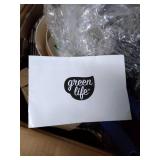 GreenLife CC002378-001 Soft Grip 16 Piece Ceramic Non-Stick Cookware Set, Blue