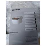 Toshiba TRCS01 Cooker 6 Cups Uncooked (3L) with Fuzzy Logic and One-Touch Cooking, Brown Rice, White Rice and Porridge