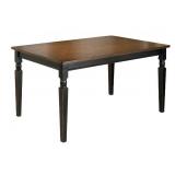 Signature Design By Ashley Owingsville Rustic Farmhouse Dining Room Table Black & Brown- Retail:$299.99