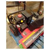PowerSmart Snow Blower Gas Powered - 24-Inch 212cc 2-Stage Gas Snow Blower with Corded Electric Start