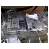 Baldwin Torrey Low Profile Rose Keyed Entry Lever Featuring SmartKey in Satin Nickel