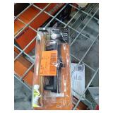 Prime-Line Products C 1095 3-1/2 in. Black Diecast Sliding Glass Door Handle with Wooden Pull, Acorn