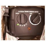 Comfort Zone 750/1500-Watt Energy Save Ceramic Heater, Black