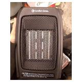 Comfort Zone 750/1500-Watt Energy Save Ceramic Heater, Black