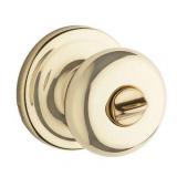 Kwikset Juno Polished Brass Privacy Lockset ANSI/BHMA Grade 2 1.75"