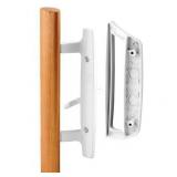 Prime-Line Products C 1204 Diecast with wood handle, White, Patio Door Handle