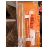 Prime-Line Products C 1204 Diecast with wood handle, White, Patio Door Handle