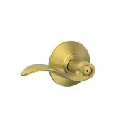 Schlage Accent Satin Brass Privacy Bed/Bath Door Handle