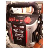 Vector 800 Peak Amp Jump Starter, 120 PSI Air Compressor, Three USB Charging Ports, Rechargeable