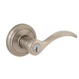 Baldwin Tobin Keyed Entry Lever featuring SmartKeyÃÂ® in Satin Nickel
