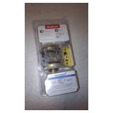 Kwikset Tylo Hall/Closet Passage Door Knob in Polished Brass