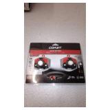 Coast 500 Lumens Tri-Color Focusing LED Headlamp (2-Pack), Blacks