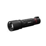 Coast XP11R 2100 Lumen Rechargeable LED Flashlight with Slide Focus and Beam Lock, Black