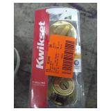 Kwikset 660 Sgl Cyl Deadbolt Featuring SmartKey Securityâ¢ In Polished Brass Model # 96600-675