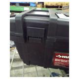 24 in. Tool Box, Black MISSING A LATCH SEE PICTURES