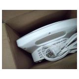 Comfort Zone 1500-watt 3-Speed Energy Save Fan-Forced Portable Heater, White