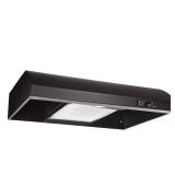 Broan-NuTone AR1 Series 30 in. 270 Max Blower CFM 4-Way Convertible Under-Cabinet Range Hood with Light in Black