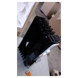 Pelonis 1,500-Watt Oil-Filled Radiant Electric Space Heater with Thermostat, Black