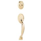 Kwikset Dakota Single Cylinder Handleset w/Tylo Knob featuring SmartKeyÃÂ® in Polished Brass