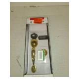 Kwikset Dakota Single Cylinder Handleset w/Tylo Knob featuring SmartKeyÃÂ® in Polished Brass